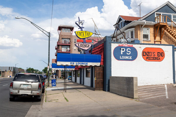 PS cocktail lounge and Enzo's End Pizzeria.