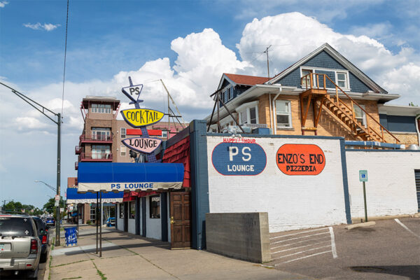 PS cocktail lounge and Enzo's End Pizzeria.