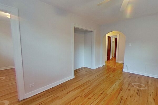 Virtual tour floorplan for 1373 Cook, floorplan A, unit 3.