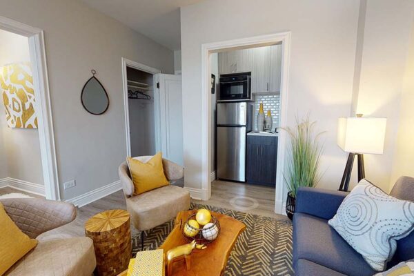 3D tour thumbnail for 960 Grant unit 822 floor plan S3.