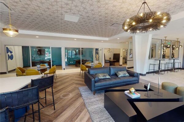 3D tour thumbnail for Colorado Station community room.