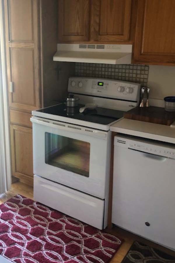 Pre-renovation kitchen at the Scot.