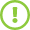 green icon with exclamation point