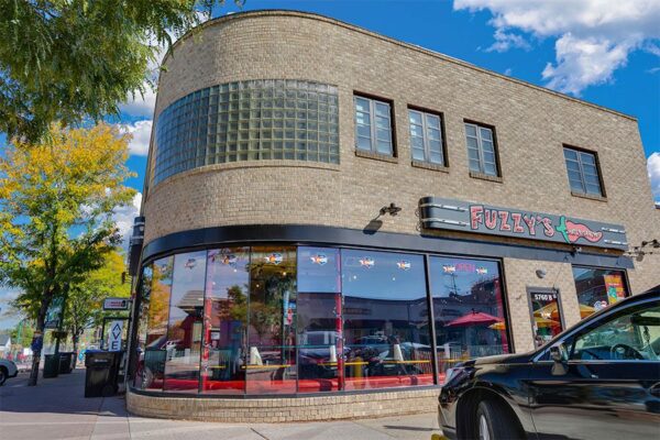 Fuzzy's tacos building in Arvada.