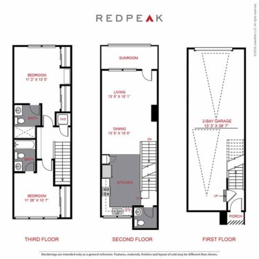 Rendering of the Plan 1 Floor Plan