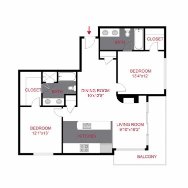 Rendering of the Ellsworth Floor Plan