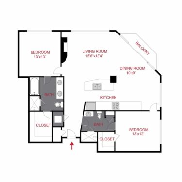 Rendering of the Detroit Floor Plan