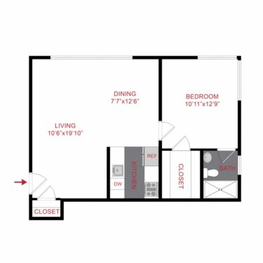 Rendering of the 5501X1 Floor Plan