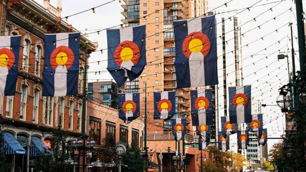 Larimer street in downtown Denver.