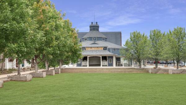 Historic Elitch Gardens theater near Trocadero apartments in West Highlands.
