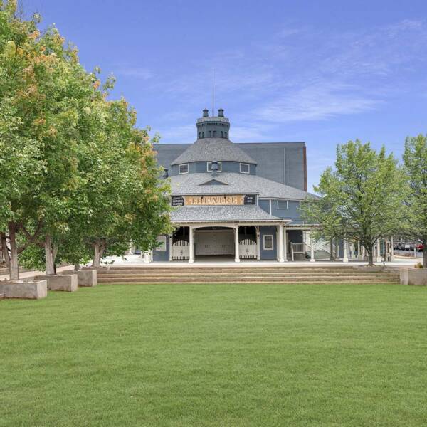 Historic Elitch Garden's theater near Trocadero apartments in West Highlands.