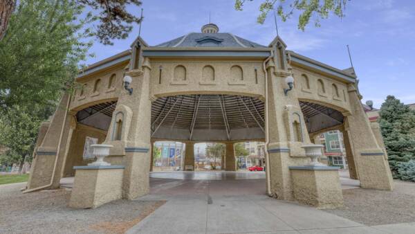 Historic Elitch Gardens carousel house near Trocadero apartments in West Highlands.