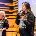 Brittney Downing speaking at RedPeak's leadership conference