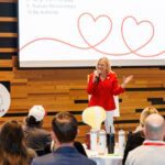 Debbie Phillips speaking at conference