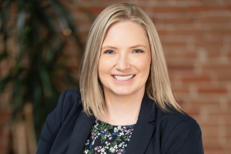 headshot of Ali Cole in announcement of promotion to Vice President, Financial Management